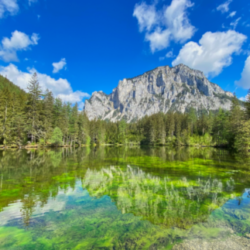 Zeleno jezero u Austriji – u proleće jezero, u jesen park!